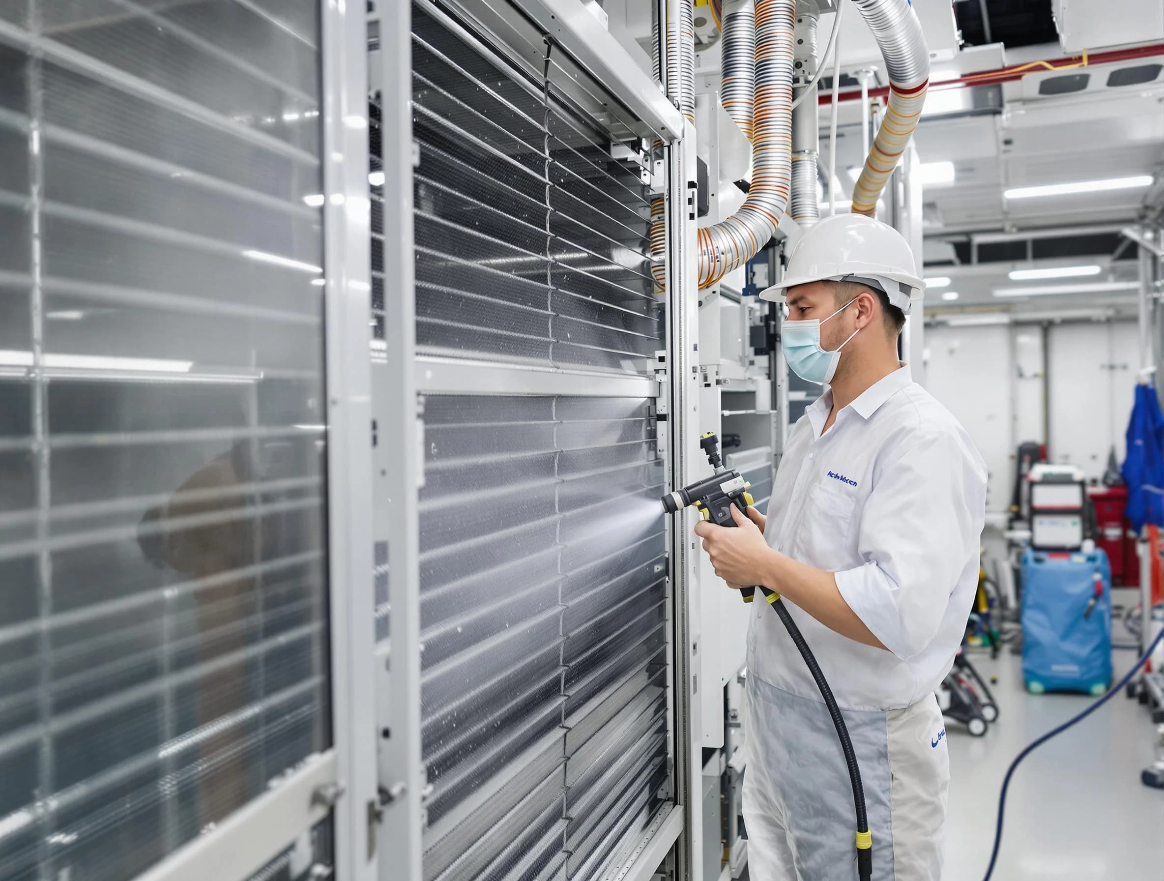 Professional AC coil cleaning by Plum Air Duct Cleaning in Plum