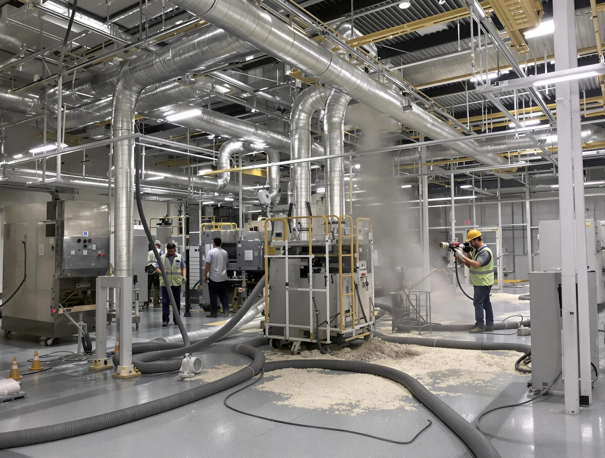 Heavy-duty industrial duct cleaning by Plum Air Duct Cleaning in Plum