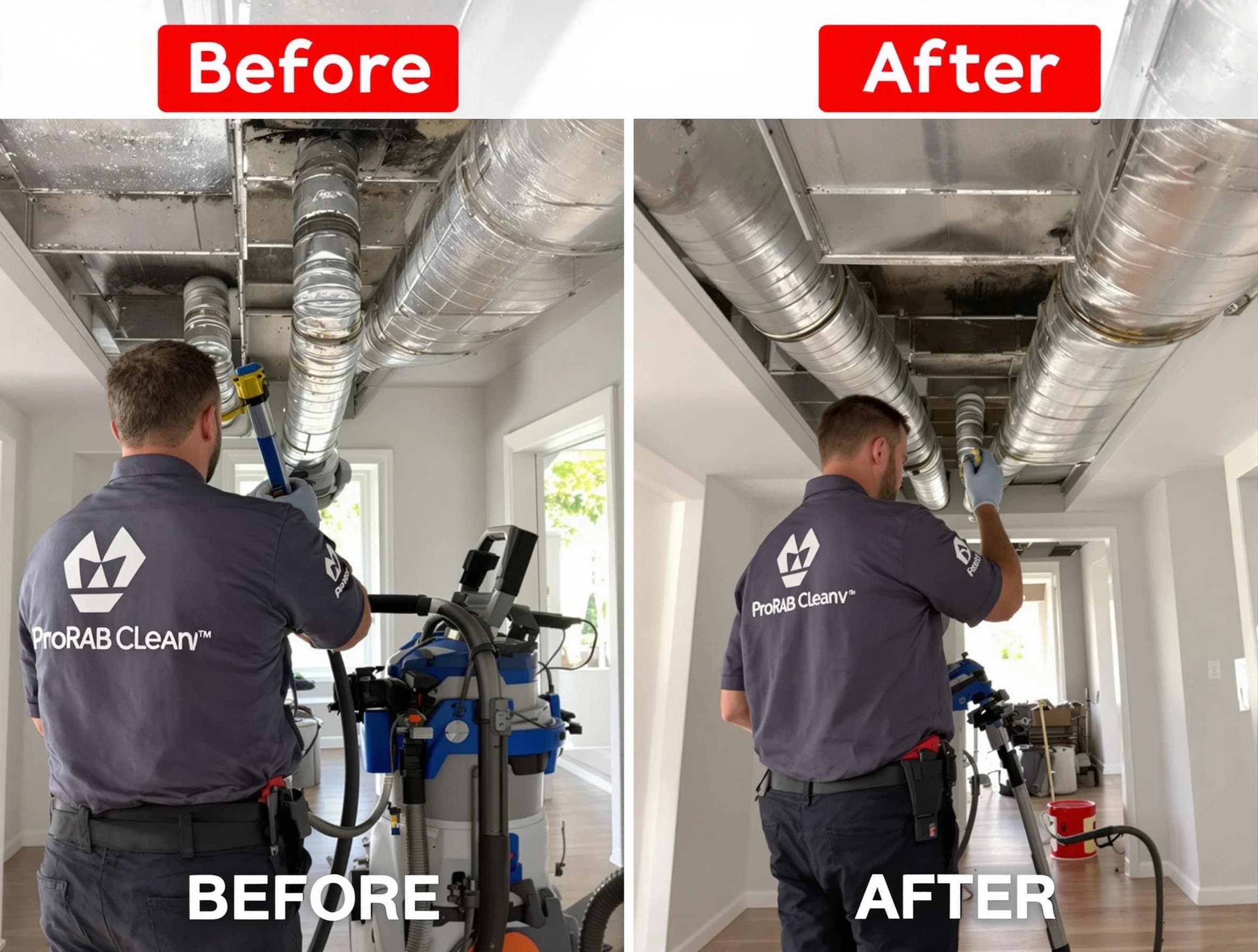 Plum Air Duct Cleaning expert performing thorough residential duct cleaning in a Plum home