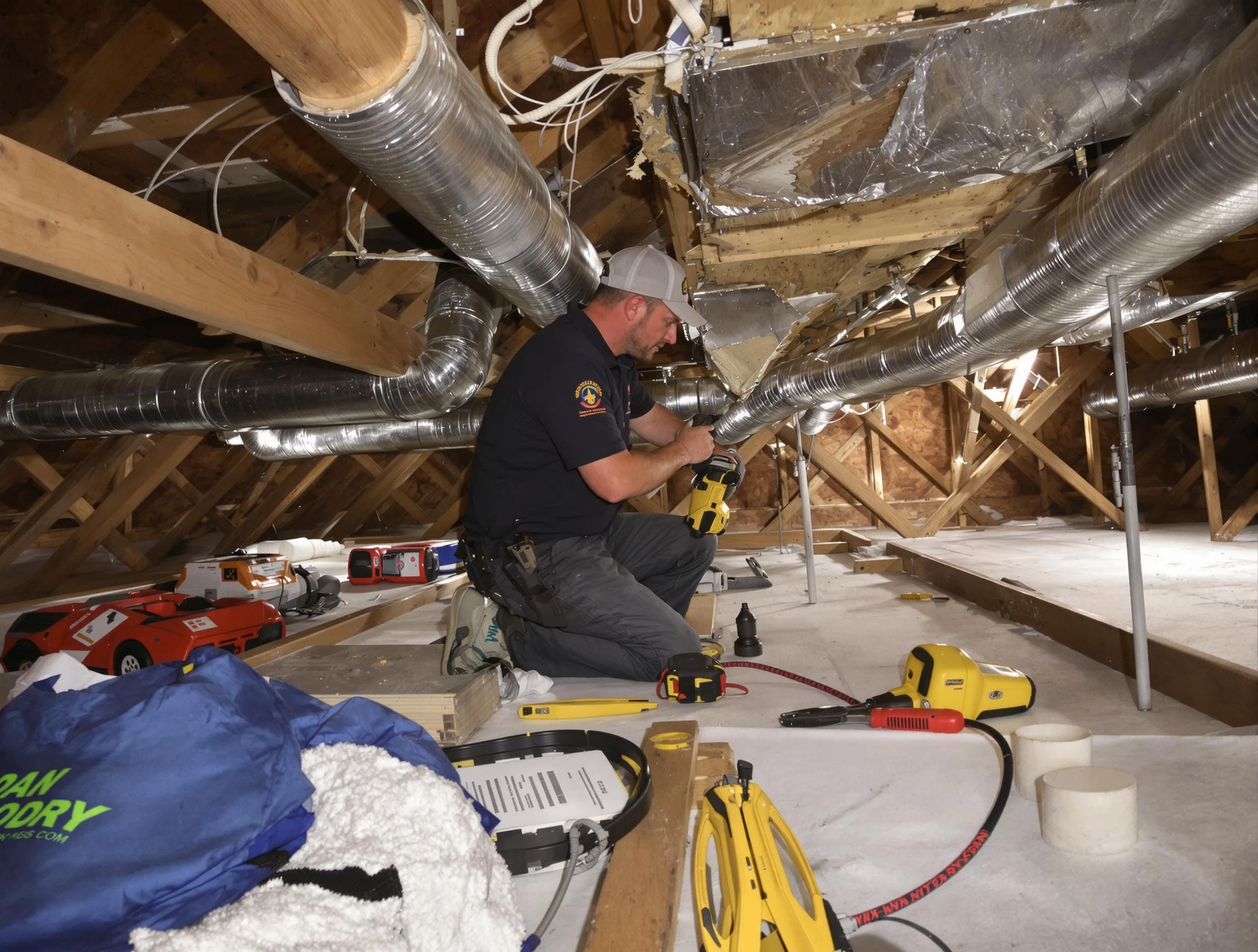 Professional air duct repair by Plum Air Duct Cleaning in Plum