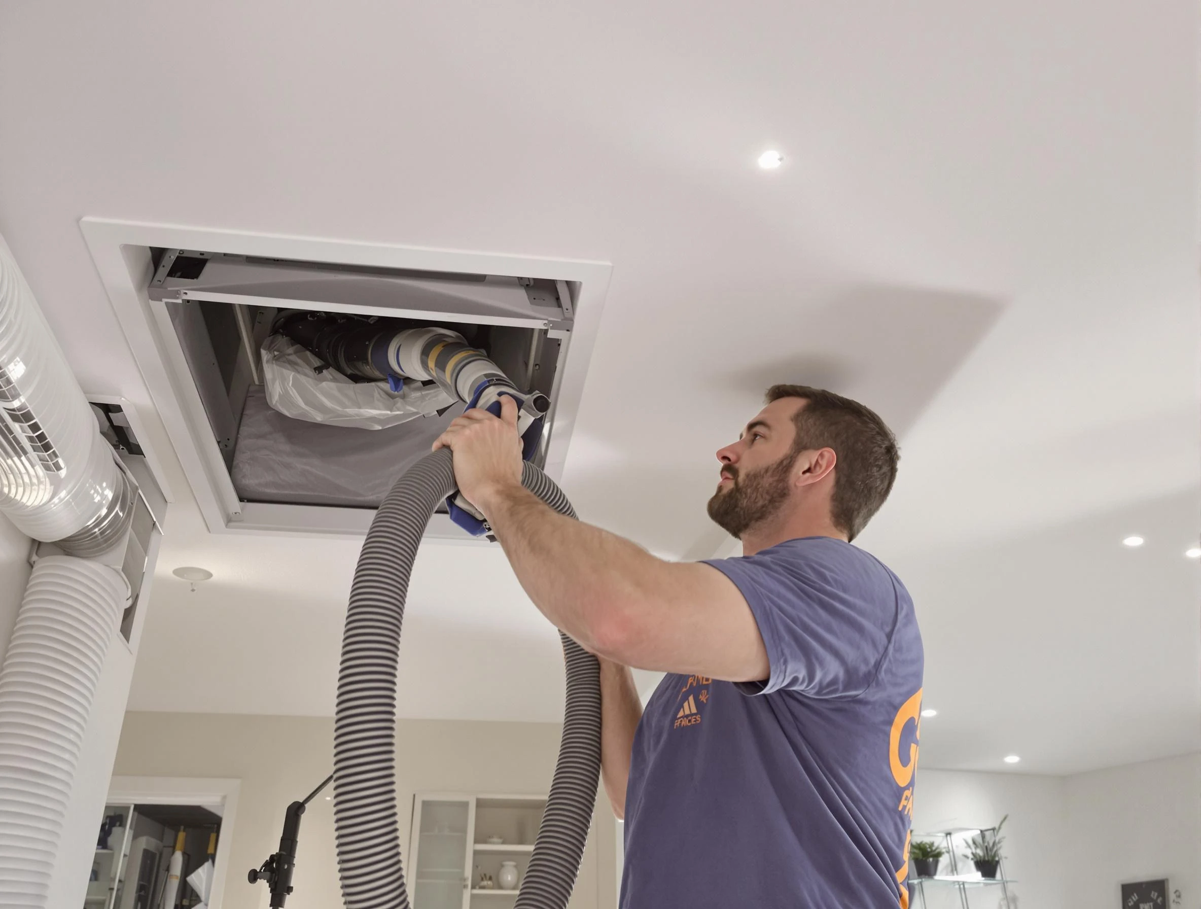 Precision indoor duct cleaning by Plum Air Duct Cleaning in Plum